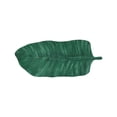 thumbnail image 1 of Hometrends Plateau Feuille en Bambou Mélamine Vert 17.625 Inch, 1 of 5