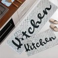 thumbnail image 4 of Runner Rug for Laundry Room Kitchen Rug and Sets 2 Piece Non Skid Washable Kitchen mats for Floor Kitchen Decor, 4 of 5
