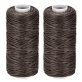 thumbnail image 1 of Unique Bargains Dark Brown Polyester Waxed Leather Sewing Thread, 55 Yards, 2 Pack, 1 of 6