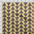 thumbnail image 3 of oneOone Cotton Silk Fabric Stripe|Diamond & Triangle Geometric Printed Craft Fabric BTY 42 Inch Wide, 3 of 4