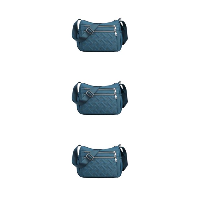 Maytalsory Crossbody Bag Premium For Multipurpose Large Capacity Polyester Messenger Bag Premiun Multiple Occations Gift blue 3Set