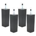 thumbnail image 1 of GROWTH TANK 4pcs 5.9inch Lit en Plastique Risers Table Pieds Plinthe Plancher Protecteur M8 Thread, 1 of 9