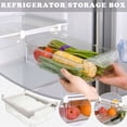 thumbnail image 2 of Fridge Box Can Kitchen Shelf Organiser Cupboard Holder Storage Basket Rack, 2 of 9