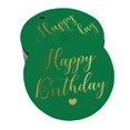thumbnail image 1 of Inkdotpot 100 Pack Real Gold Foil Paper Tag Happy Birthday Favor Hang Tag, 1 of 6