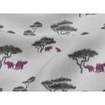 thumbnail image 4 of oneOone Viscose Jersey Fabric Tree & Animals Ikat Print Fabric By Yard 60 Inch Wide, 4 of 4