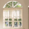 thumbnail image 4 of EGNMCR Home Decor, Room Decor, Wall Decor Valance Curtains For Kitchen Window Light Blocking Short Rod Pocket Curtain Panels For Small Window Bathroom Basement Polyester short curtain, 4 of 7