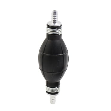 Unique Bargains Black Rubber Gas Petrol Oil Fuel Line Pump Hand Primer Bulb for Car Boat