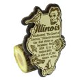 thumbnail image 5 of USA Illinois State Map Wooden Magnet Souvenir Fridge Magnet Gift, 5 of 5