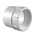 thumbnail image 1 of Raccord de Tuyau sous Pression en PVC Schedule 40, Adaptateur Femelle, Blanc, 1-In. -PVC 02101 1000HA, 1 of 2