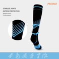 thumbnail image 4 of 6 Paires de Bas de Compression pour Femmes Hommes Circulation 20-30 mmHg Bas de Compression pour Course Infirmière Enflure Voyage Vol, 4 of 6