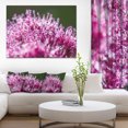 thumbnail image 1 of Pink Little Flowers Close up View - Large Floral Wall Art Canvas, 1 of 3