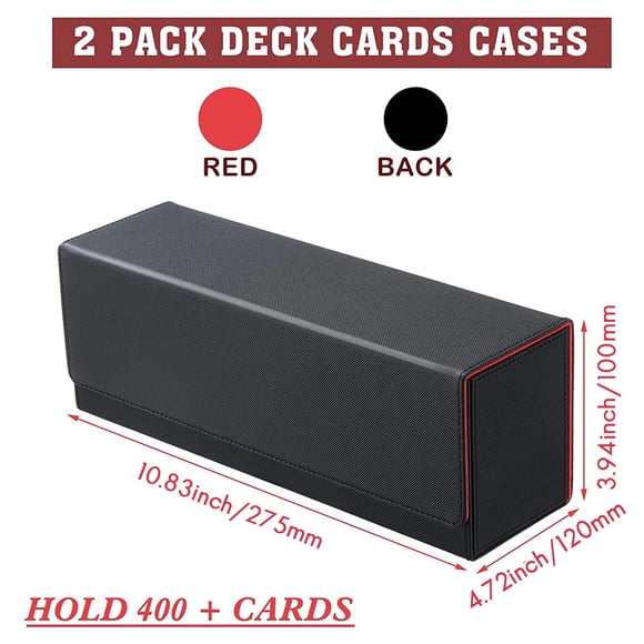 Card Toploader Storage,Trading Cards Holding Box for 300+ Cards Top Loader for Magic Cards Baseball Cards Trading Cards
