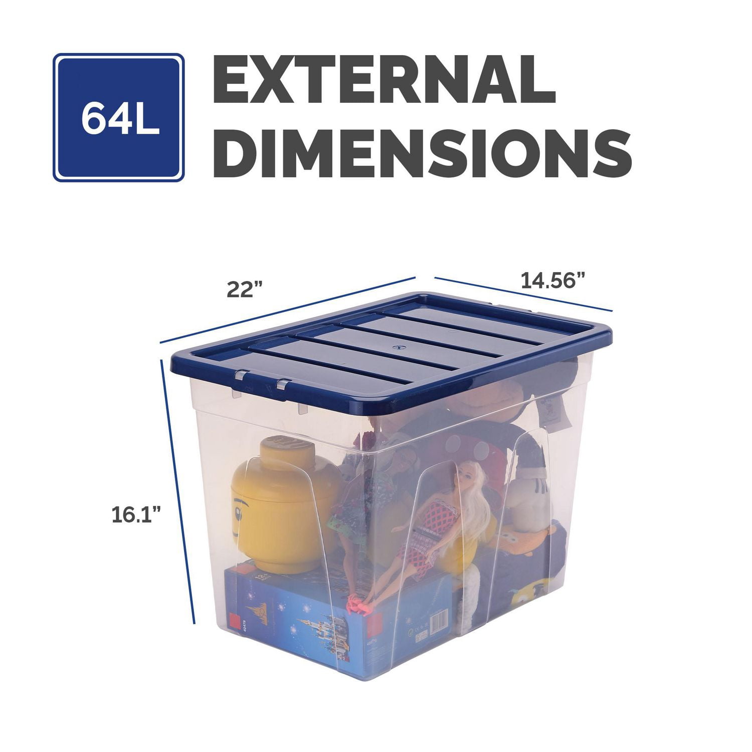 Bankers Box 64L Nestable Box