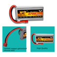 thumbnail image 4 of RYRDWP Clearance Voiture Télécommandée 1:12 Batterie 7,4 V 2700 mAh Accessoires – Lot de 2 Batteries de Remplacement Haute Capacité pour Jeu Prolongé, 4 of 6