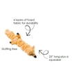 thumbnail image 3 of SPOT Skinneeez Extreme Quilted Fox Stuffing Free Plush Tug Dog Toy, 3 of 5
