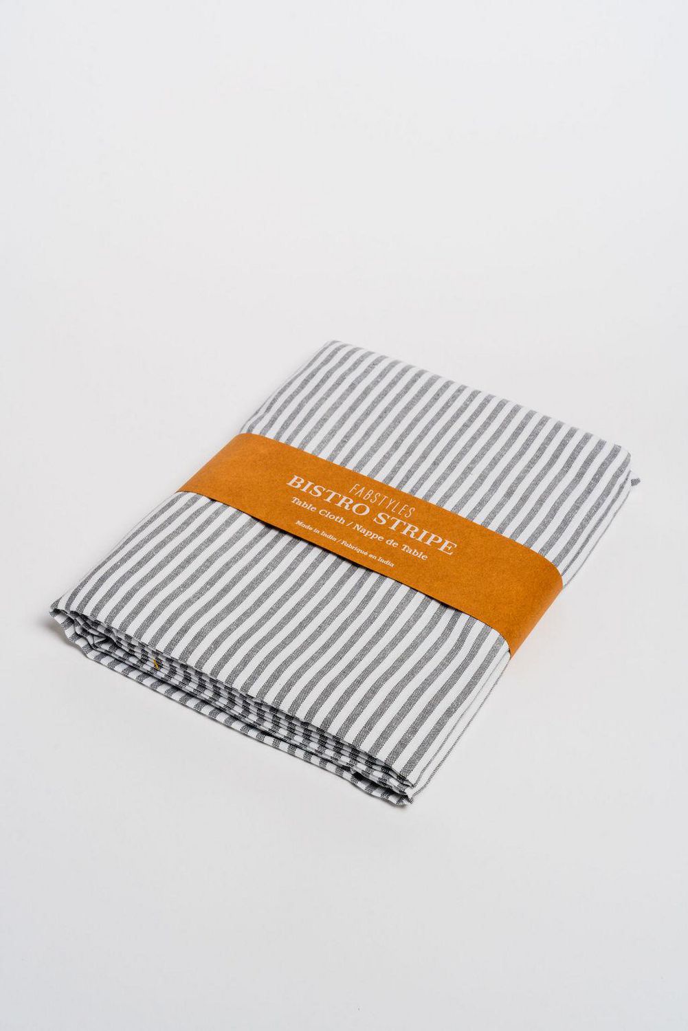 Fabstyles 100% Cotton Bistro Stripe Table Cloth