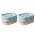 thumbnail image 1 of 6Pcs double Couche drain d'Eau Boîtes à Savon en Plastique, 1 of 6