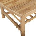 thumbnail image 5 of vidaXL 3 Piece Garden Lounge Set with Dark Grey Cushions Bamboo, 5 of 5