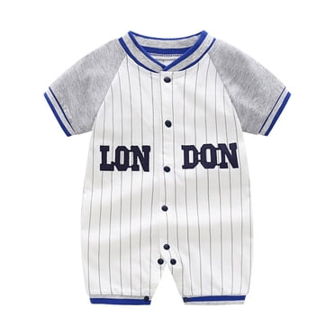 2025 Grenouillère Vêtements d'Été Combinaison Garçon Coton Vêtements de Ramper Garçon Justaucorps Manches Courtes Vêtements pour Enfants 18 Mois Vêtements Baseball Sports