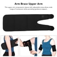 thumbnail image 3 of Bicep and Tricep Tendonitis Brace Compression Sleeve, Upper Arm Brace, Arm Wrap with Adjustable Strap For Bicep Triceps and Muscle Strains, Pain Relief, and Arm Support, 3 of 5