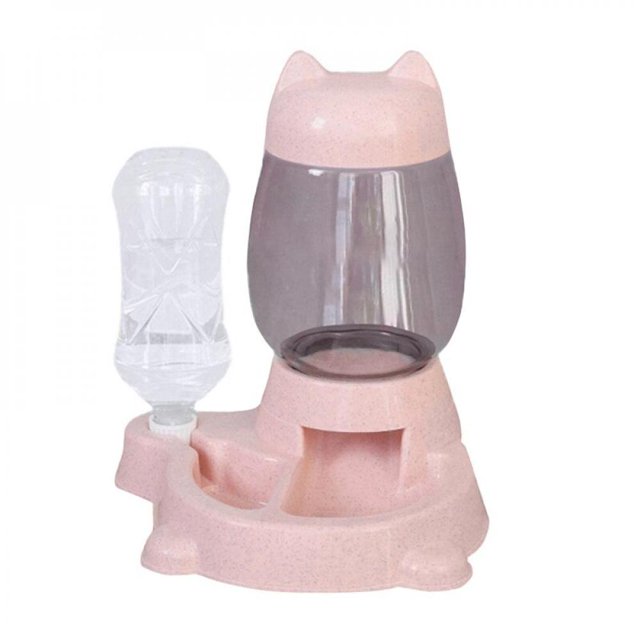 2.2L Alimentateur Automatique pour Animaux de Compagnie Bol pour Chiens Alimentateur d'Eau Alimentant le Chat Distributeur de Grande Capacité Alimentateur pour Animaux de Compagnie