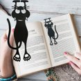 thumbnail image 4 of Cat 5PCS Black Kitten Cat Plastic Bookmarks Hollow Kitten Bookmarks Lovely Durable 3D Animal Bookmarks, 4 of 7