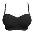 thumbnail image 5 of Comfortable Transparent Shoulder Strap Backless Spongeless Bra with Convertible Straps for Everyday Wear, 5 of 5