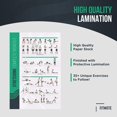 thumbnail image 5 of FitMate Stretching Workout Exercise Poster - Workout Routine with Free Weights, Home Gym Decor, Room Guide (20 x 30 Inch), 5 of 5