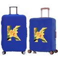 thumbnail image 1 of Luggage Cover Travel Suitcase Protective Cover for Trunk Case 18 ''-28 '' Foldable Elastic Suitcase Cover Floral Lettern Pattern 8floral K S, 1 of 6