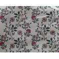 thumbnail image 4 of oneOone Georgette Viscose Fabric Leaves & Floral Block Printed Fabric 1 Yard 42 Inch Wide, 4 of 5