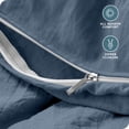thumbnail image 4 of Bare Home Sandwashed Duvet Cover Set - Ultra-Soft - Premium 1800 Collection - 3 Piece - Full, Bering Sea,, 4 of 7