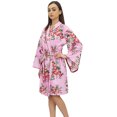 thumbnail image 4 of Bimba Kimono en Popeline de Coton Imprimé Floral pour Femmes Robe de Demoiselle d'Honneur - 8, 4 of 5
