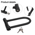 thumbnail image 3 of Portable U-Lock for Bicycles: Heavy-Duty Anti-Theft Security with PVC, 3 of 10
