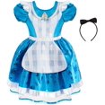 thumbnail image 2 of Disney Alice Costume for Girls – Alice in Wonderland, 2 of 5