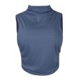 thumbnail image 1 of Mode Femmes T-Shirt Sans Manches Uni Blouse Chemises Gilet Court Ajusté Hauts, 1 of 4