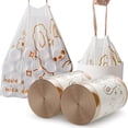 thumbnail image 1 of MVRLSH Trash Bags Small Trash Bags Drawstring ，small Bathroom Garbage Bags， 20 Counts Trash Can Liners For Bathroom Kitchen ，White Rabbit Print 3 Gallon Small Trash Can Liners, 1 of 4