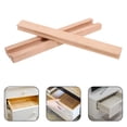 thumbnail image 3 of SHISUYAN Wood Drawer Glides, Wooden Drawer Rails Replacement Center Guide Track Mounts Dresser Drawer Slides Bottom Mounted Drawer Slides for Drawer Accessories, 3 of 8