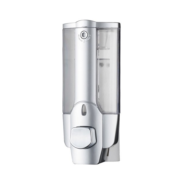 FRCOLOR shampoo bottle 1pc Manual Wall-mounted Push Type Liquid Soap Bottle Plastic Refillable Shampoo Liquid Soap Container Dispenser,7.48"X3.15"X2.76"