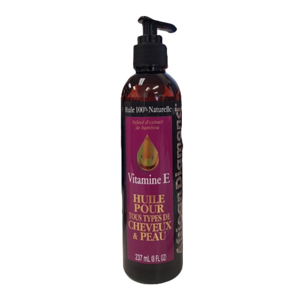 AFRICAN DIAMOND 100% Natural Oil – Vitamin E with infused Bamboo Extract 8 oz