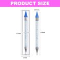 thumbnail image 2 of Nail point drill crayon, double ended DIY nail art tool with acrylic handle, 2 of 5