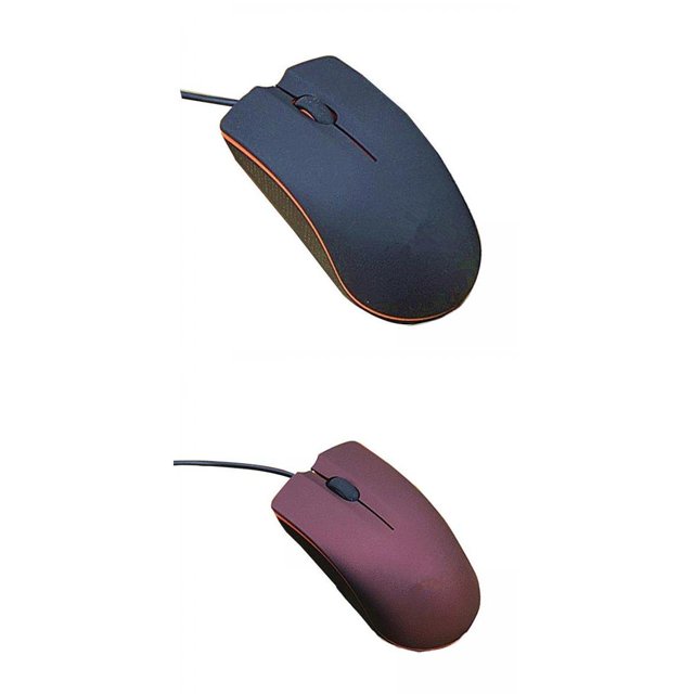lionlar 2 Pcs Souris Filaire Portable USB 1000 DPI pour Ordinateurs Portables Accessoires