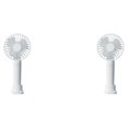 thumbnail image 3 of Decodeary Ventilateur Portable à Main Mini de Bureau 3 Vitesses Refroidisseur Bureau Dortoir Voyage Blanc 2 Ensembles, 3 of 6