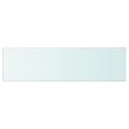 thumbnail image 2 of vidaXL Shelves 2 pcs Panel Glass Clear 110x30 cm, 2 of 2