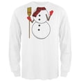 thumbnail image 1 of Costume de Bonhomme de Neige Blanc T-Shirt à Manches Longues, 1 of 1