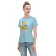 thumbnail image 4 of T-Shirt Basique à Manches Courtes pour Femmes Sailor Moon Aino Minako, 4 of 6