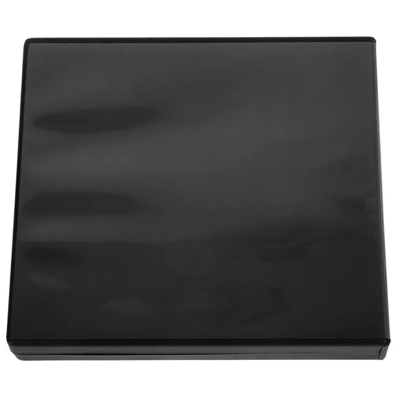 KAKOWELY Acrylic CD Box CD Holder Portable Disc Storage Organizer DVD Box Storage Disc Case,5.91X"X5.51"X0.98"
