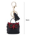thumbnail image 4 of Purse Cute Cartoon Owl Design Charm Keychain Handmade Rivet Decoration Storage Gift Money Bag Storage Pouch Pendant Fashion Accessory, 4 of 11