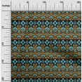 thumbnail image 1 of oneOone Viscose Jersey Fabric Swirl Ikat Printed Craft Fabric BTY 60 Inch Wide, 1 of 5