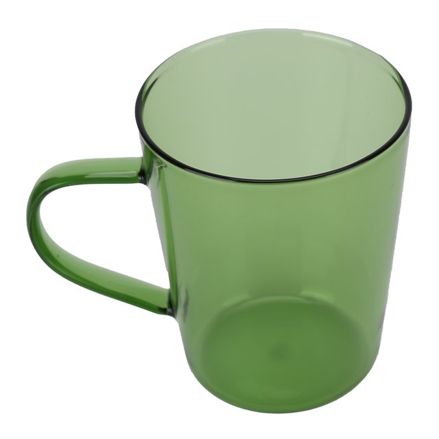 Glass Coffee Cup, Health And Convenient And Quick To Clean 380ml Coffee Mug For School For Home Blue,Green,Transparent,Brown