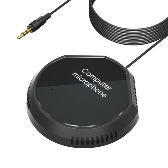 Mistaha Professional 3.5mm Omnidirectional Microphone for Video Conferencing, Online Teaching, Live Streaming - Y11A High Sensitivity Mic with 48KHz Sampling Rate